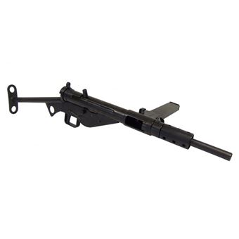 Réplica Denix de metralhadora Sten Mark II calibre 9mm do Reino Unido no ano de 1940 de metal - 1