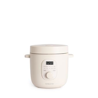 Panela de Arroz Elétrica Multifuncional CREATE RICE COOKER STUDIO com Cesto a Vapor | 1.2L | Offwhite - 1