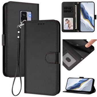 Capa com Carteira FLOODKING para Samsung Galaxy A8 2018 | Fecho Magnético | RFID | Carregamento Sem Fios | Preto - 1