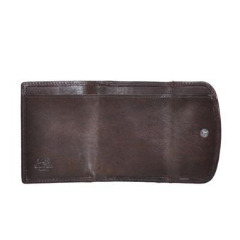 Carteira Pequena Homem em Pele MP TAGUS - Castanho - 1