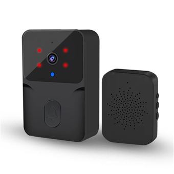 Campainha inteligente SZSMART M8 | WIFI | com câmara | Preto - 1
