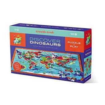 Puzzle Discover Dinos | 100 Peças - 1
