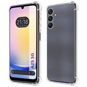Capa Tumundosmartphone de silicone anti-choque transparente para Samsung Galaxy A25 5G - 1