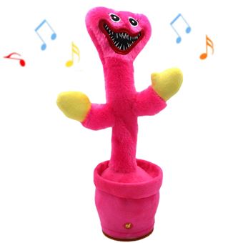 Brinquedo de Peluche DreamWorks Cantando e Dançando | Poppy Playtime | Huggy Wuggy - Rosa - 1