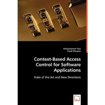 Context-Based Access Control for Software Applications - Paperback / softback - 2008 - 1