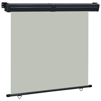 Toldo lateral para varanda vidaXL | 165x250 cm | cinzento - 1