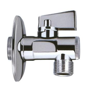 Esfera válvula Invena  Latão cromado 1/2"" x 3/8"" Masculino x Masculino - 1