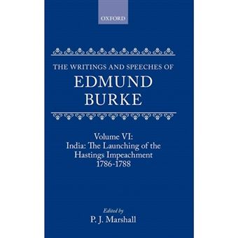 The Writings and Speeches of Edmund Burke - Hardback - 1991 - 1