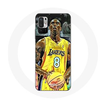 Capa Maniacase para Xiaomiredmi Note 10T 5G Kobe Bryant Dunk Lakers 8 Nba Preto - 1
