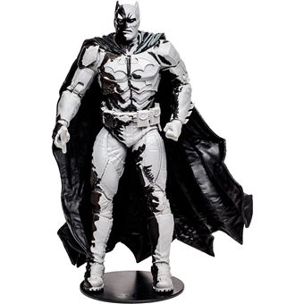 Figura McFarlane DC Direct Batman com Comic Black Adam Variante Line Art | Gold Label - 1