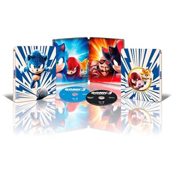 Sonic the Hedgehog 3 (2024) (4K Ultra HD) (Steelbook 1) / Sonic 3: La Película (2Blu-ray) - 1