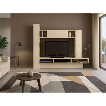 Móvel TV/Estante Ideia Home Design Wood | Carvalho Claro - 1