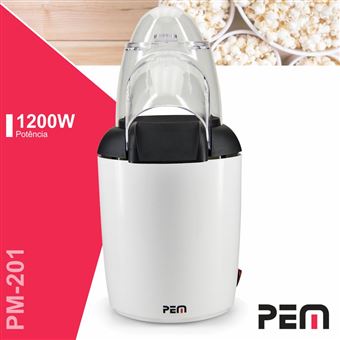 Máquina de Pipocas PEM PM-201 1200W Branco