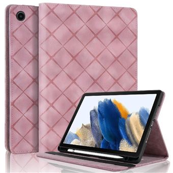 Capa de luxo com aba ZURSANA para Samsung Galaxy Tab A8 10.5 2021 | Suporte para caneta stylus - Rosa Dourado - 1
