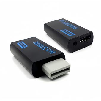 Adaptador Conversor de vídeo Wii to HDMI V-REEL para Nintendo Wii / Wii 2 - Preto - 1