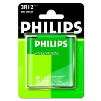 Philips LongLife Pilha 3R12 - 1