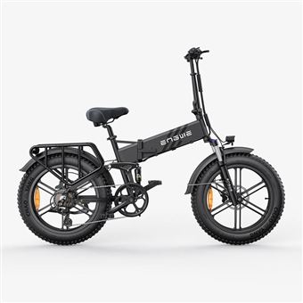 Bicicleta Elétrica Engwe Engine Pro 2.0 | Pneus de 20 " | Potência 750W | Bateria 52V16Ah | 110KM Autonomia | Preto - 1