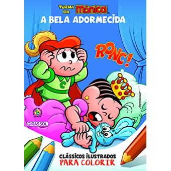 Turma Da Mônica. Clássicos Ilustrados Para Colorir. A Bela Adormecida - 1