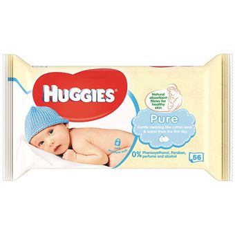 Toalhetes para Bebé Huggies Pure | Branco - 1