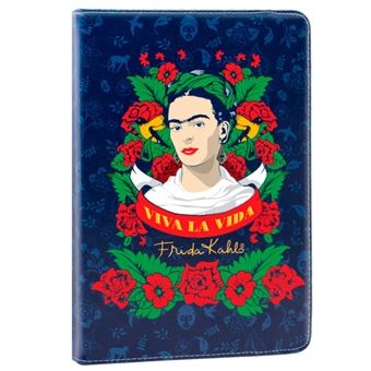 Capa Livro COOL iPad Air / Air 2 / Pro 9.7 / iPad 2017 / iPad 2018 9.7 Polegadas Licença Frida Kahlo - 1
