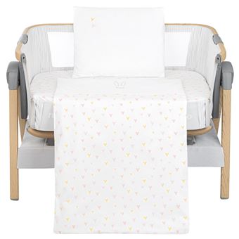 Conjunto Jogo de Cama para berço Kikka Boo Rabbits in Love | 5 Peças - 1