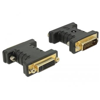 Cabo de interface/adaptador de género DeLOCK 63313 cable gender changer 1 x DVI 24+1 1 x DVI 24+5 Preto - 1