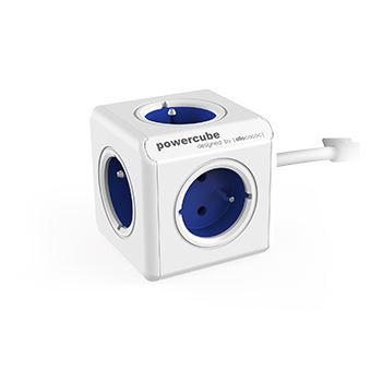 Extensão elétrica Allocacoc PowerCube Extended Type E | Azul - 1