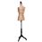 Manequim vidaXL de Costureira Busto Preto Castanho Senhora para Montra_2