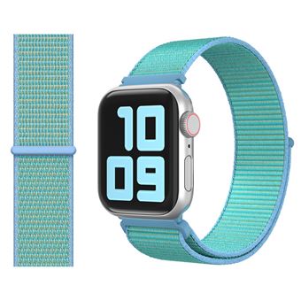 Bracelete de Nylon HSMY Simples para Apple Watch Series 6/ SE/ 5/ 4 | 44 mm - Verde&Preto - 1