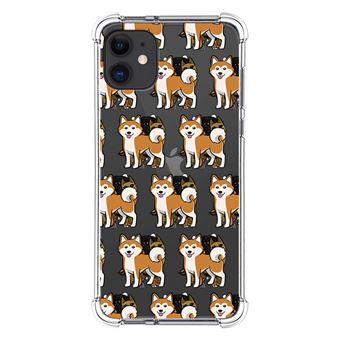 Capa Tumundosmartphone de silicone anti-choque para iPhone 11 (6.1) design Cães 08 Desenhos - 1