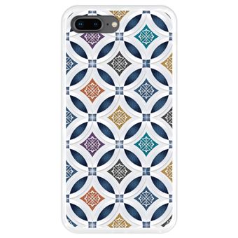 Capa Hapdey para iPhone 7 Plus - 8 Plus Design Papel de Parede Colorido em Silicone Flexível e TPU - 1