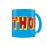 Caneca SD Toys Thor Logo Azul Yellow Marvel Comics_0
