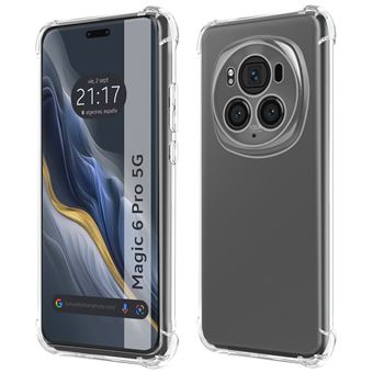 Capa de silicone TUMUNDOSMARTPHONE para Honor Magic 6 Pro 5G anti-choque | Transparente - 1