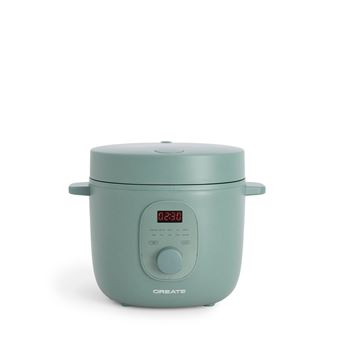 Panela de Arroz Elétrica Multifuncional CREATE RICE COOKER STUDIO com Cesto a Vapor | 2L | Sage - 1
