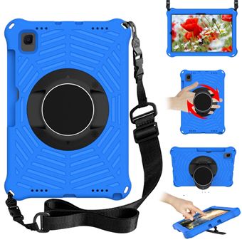 Capa e TPU com Suporte e Alça de ombro Azul Magunivers para Samsung Galaxy Tab S6 Lite 10.4 2020 SM-P610/P615 - 1