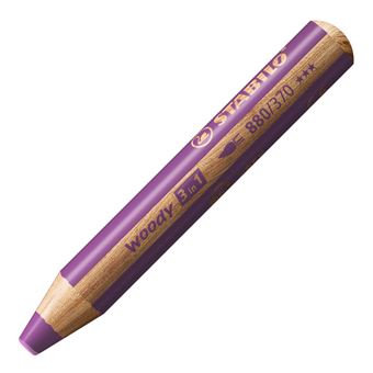 Lápis de Cor STABILO woody 3 in 1 | Roxo - 1