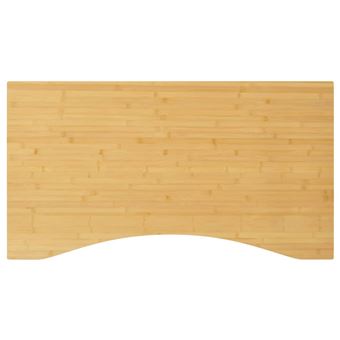 Tampo de secretária vidaXL | 100x60x4 cm | bambu - 1