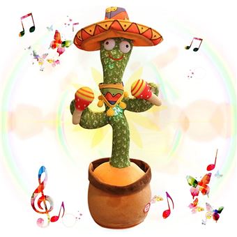 Brinquedo de Peluche DreamWorks Cantando e Dançando | México Cactus com 120 Músicas | 32 cm - 1