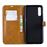 Capa PU Magunivers colorido sortido tecido jeans stand verde para Samsung Galaxy A50_3