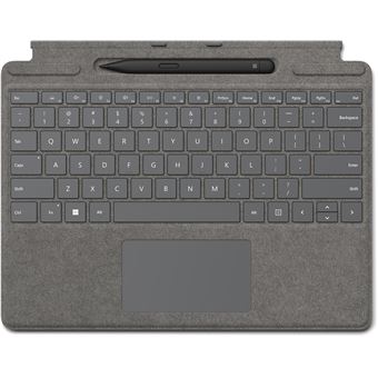 Teclado para Dispositivos Móveis Microsoft Surface Pro Signature Keyboard w/ Slim Pen 2 | Platina - 1