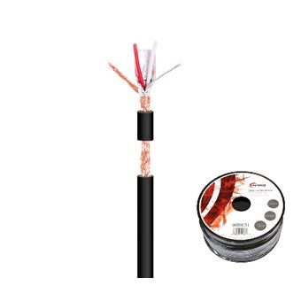 Cabo de Microfone Nimo Estéreo Preto - 1