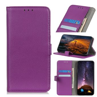 Capa Magunivers | PU + TPU superfície de lichia Roxo para Xiaomi Mi Note 10/Mi CC9 Pro
