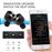 Auriculares Bluetooth Magunivers A6 sem Fios TWS Verdadeiro com Caixa de Carga de 220mAh Preto_2