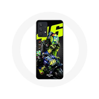 Capa Maniacase para Samsung Galaxy A32 5G com o piloto de velocidade da motoGP Valentino Rossi, número 46 - 1
