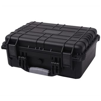 Caixa Protetora de Equipamento vidaXL 40,6x33x17,4 cm Preto - 1