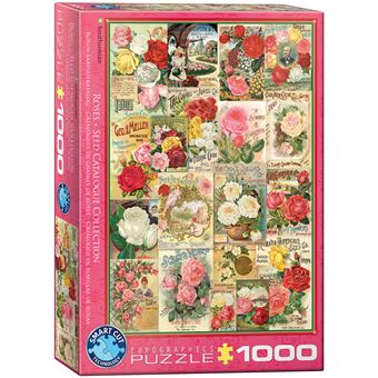 Puzzle Eurographics Roses - Seed Catalogue | 1000 Peças - 1