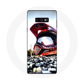 Capa Maniacase para Samsung Galaxy Note 9 Casque Motocross - 1