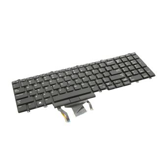Teclado de Substituição retro iluminado Movano para Dell Latitude E5550, E5570, E5580 - QWERTY US - 1
