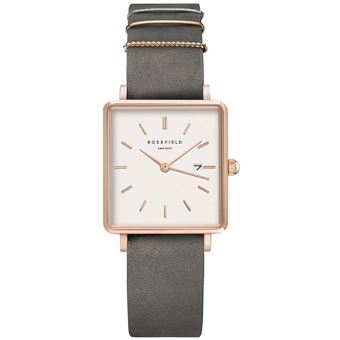 Relógio Senhora ROSEFIELD BOXY QWGR-Q12 - Cinza - 1