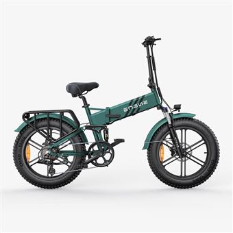 Bicicleta Elétrica Engwe Engine Pro 2.0 | Pneus de 20 &quot; | Potência 750W | Bateria 52V16Ah | 110KM Autonomia | Verde - 1